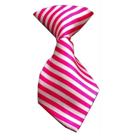 UNCONDITIONAL LOVE Dog Neck Tie Striped Pink UN764923